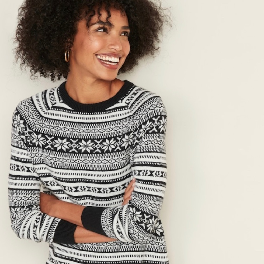 Old Navy Fair aisle Sweater - L Petite